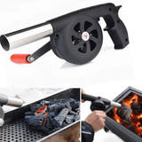 Draagbare Handmatige Blazer – Perfect voor BBQ's, Kamperen en Vuur Maken