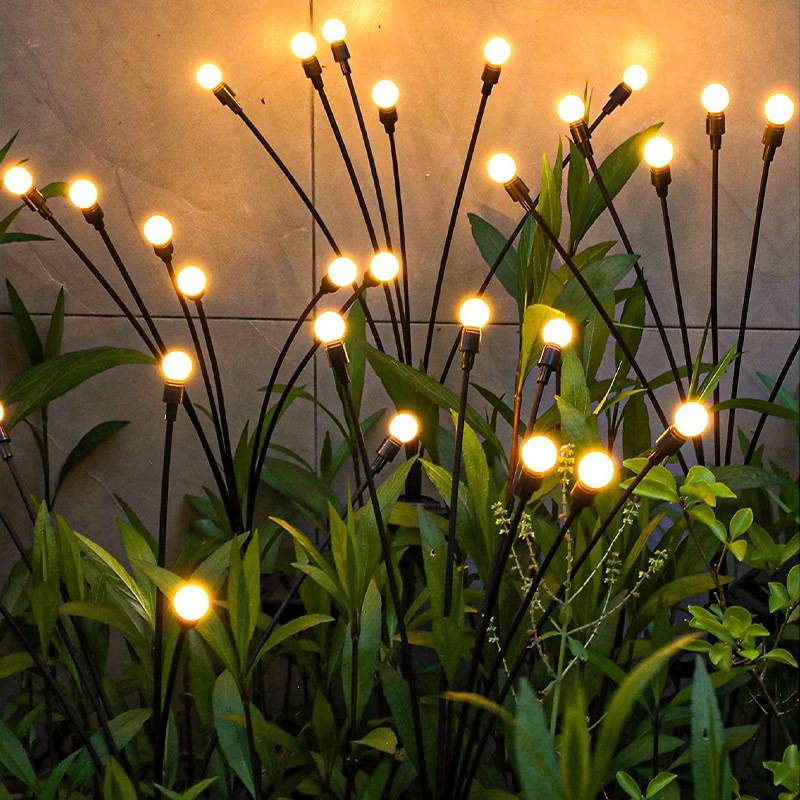 FireFlies | sfeervolle LED tuinverlichting | Zonne-energie tuinlampen buitenverlichting automatische LED-lampen weersbestendig energiezuinig eenvoudig te installeren veilige buitenlampen esthetisch aantrekkelijk voor tuin en balkon