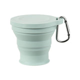 Opvouwbare Silicone Beker met Karabijnhaak - Draagbare en Duurzame Beker voor Outdoor en Kamperen
