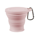 Opvouwbare Silicone Beker met Karabijnhaak - Draagbare en Duurzame Beker voor Outdoor en Kamperen
