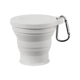 Opvouwbare Silicone Beker met Karabijnhaak - Draagbare en Duurzame Beker voor Outdoor en Kamperen