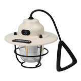 Vintage LED Campinglantaarn - Oplaadbaar en Duurzaam voor Buitenavonturen