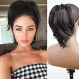 🥰Synthetische Kralle Clip In Paardenstaart Haarextensions DIY Haarstuk Haar Bun🎁