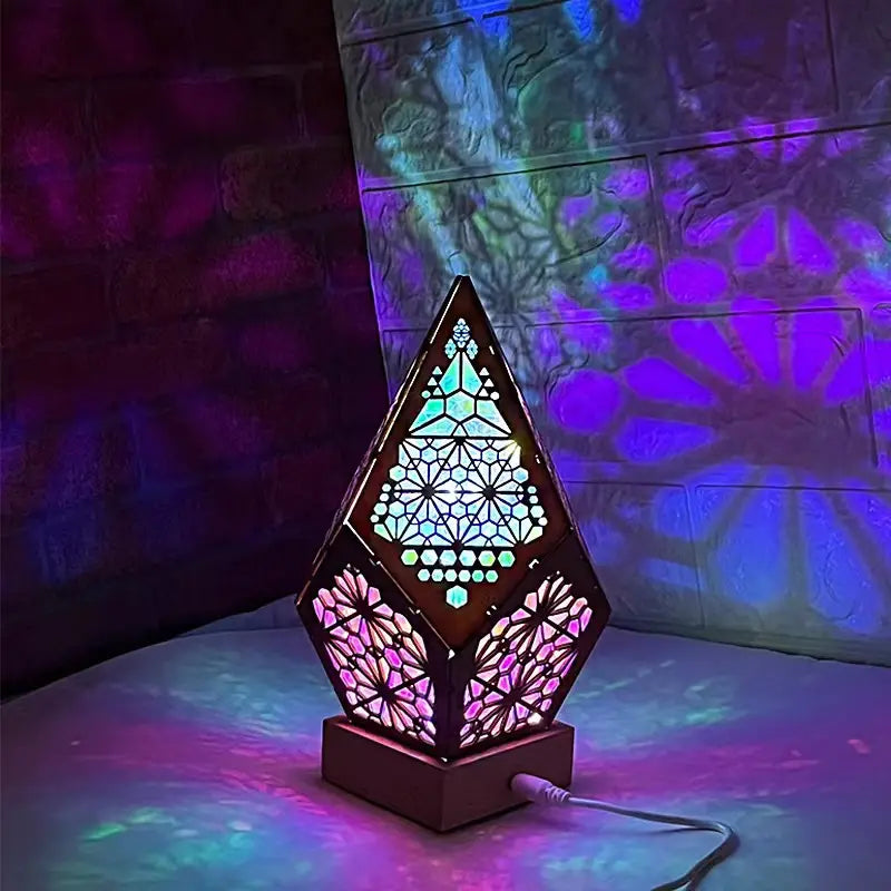 Bohemian Light | Een prachtige lamp met schitterende kleuren!