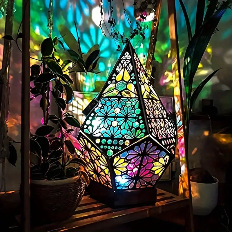 Bohemian Light | Een prachtige lamp met schitterende kleuren!