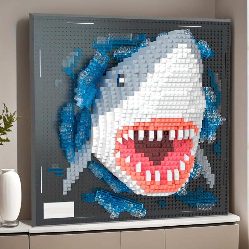 Creatieve 3D Muurkunst Bouwstenen – Haai en Arend Collectie