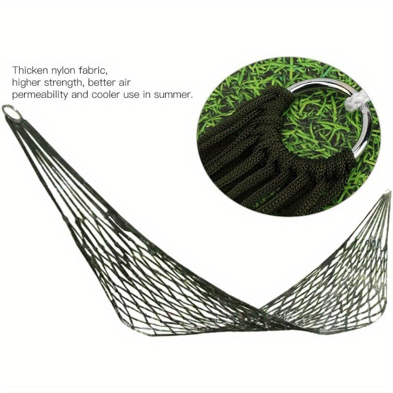Stevige Nylon Hangmat – Ergonomisch en Multifunctioneel voor Buiten