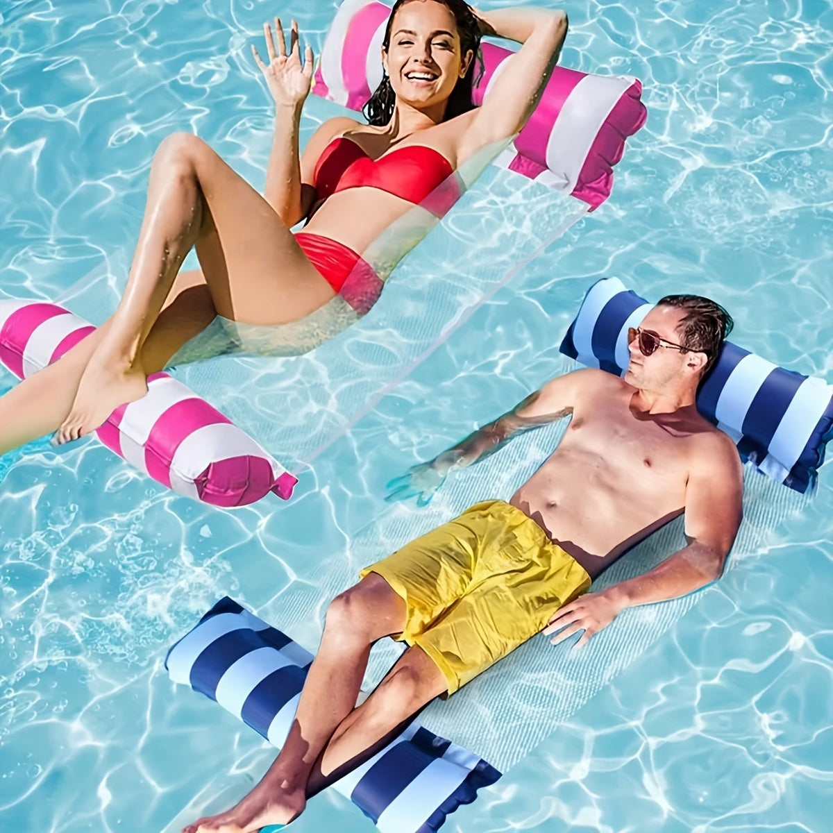 RelaxStrip Opblaasbaar Zwemvlot – Comfortabel en Duurzaam voor Waterplezier