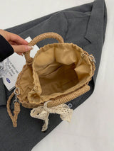 Strohandtas Strandstijl Zomer | Strandtas | Vakantietas met zomerse uitstraling