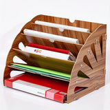 WoodFlow A4 Organizer – Stijlvolle Opslag voor Elk Bureau