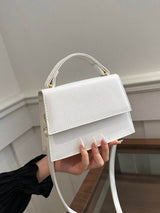 Mini Vierkante Flip Handtas | Crossbodytas | Casual tas met effen kleur voor dames