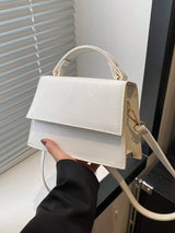 Mini Vierkante Flip Handtas | Crossbodytas | Casual tas met effen kleur voor dames