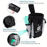 Honden Traktatie Pouch met Vuilniszak Dispenser – Ideaal voor Training en Wandelen