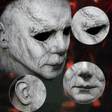 Halloween-griezelmasker met messen set - realistische kostuums voor volwassenen