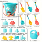 18-delige Strand- en Sneeuwspeelgoed Set – Compleet met Emmer, Schep en Fun Tools voor Creatief Spelen
