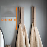 Houten Handdoekclip Houder – Muurbevestigde Oplossing voor Badkamer of Wasruimte