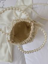 Vintage Franse Kralen Emmertas | Handtas | Zomeraccessoire met parelontwerp