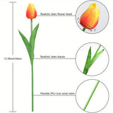 Set van 15 Realistische Kunst Tulpen – Perfect voor Bruiloften en Seizoensgebonden Decoraties