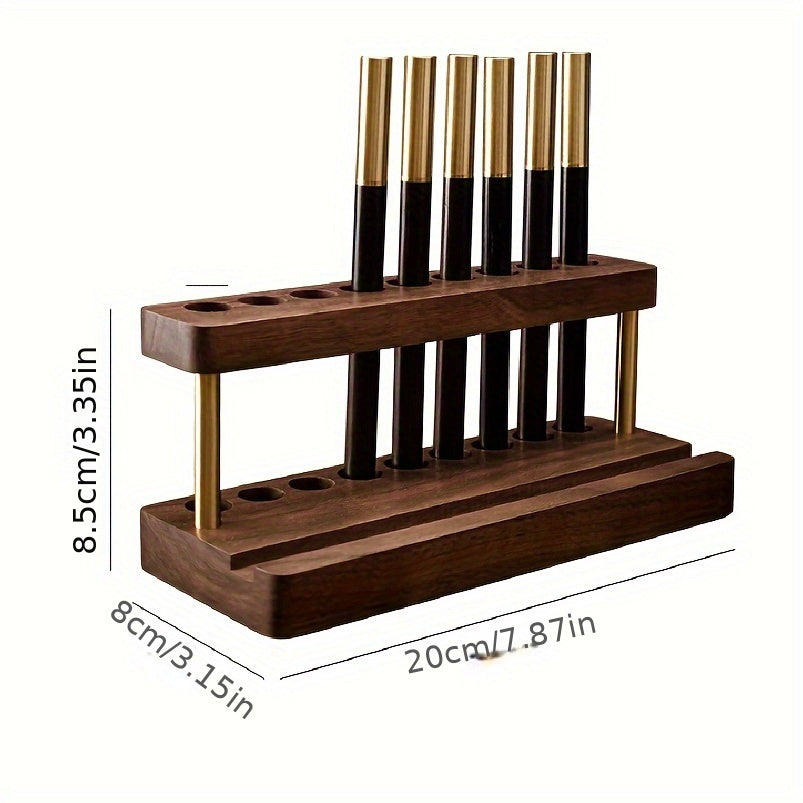 WalnutCraft Bureau Organizer – Elegant en Functioneel in Eén