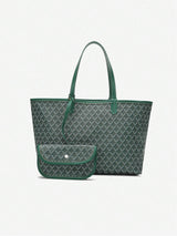 Casual Schouder Handtas Dames PVC | Tote Bag | Lichtgewicht grote tas voor studenten