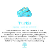 Stijlvolle Armband van Natuursteen en Kristalparels - Celine