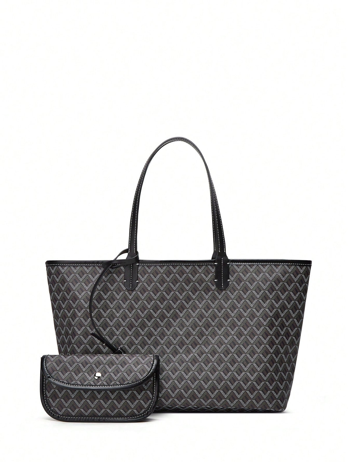 Casual Schouder Handtas Dames PVC | Tote Bag | Lichtgewicht grote tas voor studenten