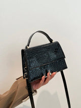 Mini Vierkante Flip Handtas | Crossbodytas | Casual tas met effen kleur voor dames