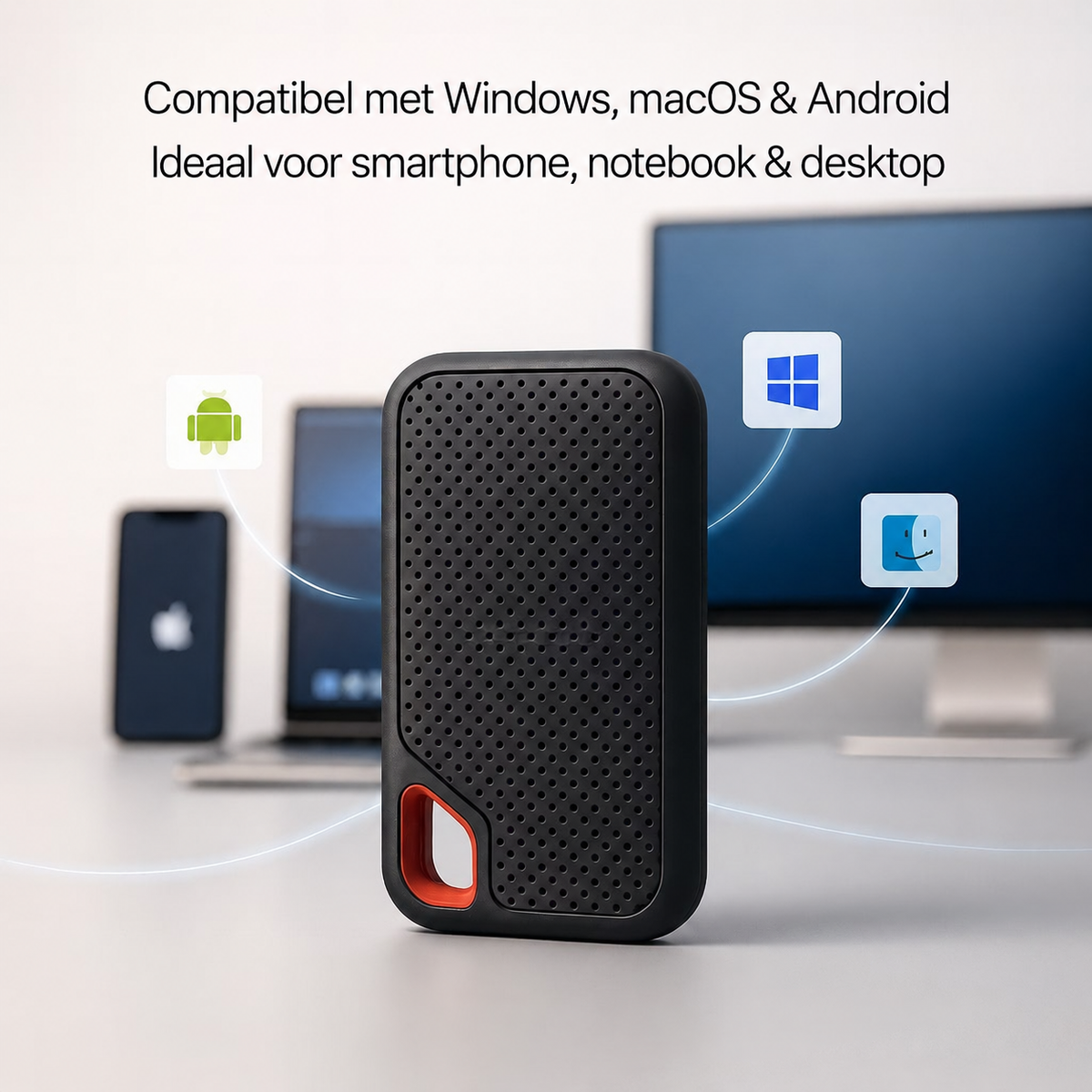 Externe harde schijf | SSD met 2 TB opslag | DataBox