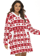 SNUGGOVA – Fleece Hoodie-Deken voor ultiem comfort