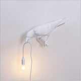 Geluks vogel tafel lamp, creatief en individueel, slaapkamer nachtlamp, dierlijke vogel hars wandlamp, decoratie