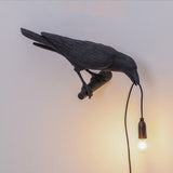 Geluks vogel tafel lamp, creatief en individueel, slaapkamer nachtlamp, dierlijke vogel hars wandlamp, decoratie