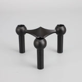 Creatieve driepoot kaarsenhouder, decoratief metalen legering ornament voor hotels, feesten, diners en westerse restaurants