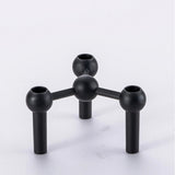 Creatieve driepoot kaarsenhouder, decoratief metalen legering ornament voor hotels, feesten, diners en westerse restaurants