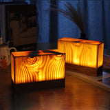 Stijlvolle LED-tafellamp – WoodGlow