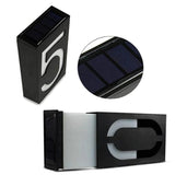Verlichte Huisnummer met Zonne-energie - SolarSign