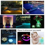 Waterdichte LED Onderwaterlamp met Afstandsbediening - GlowRipple