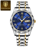 Waterdichte luxe herenarmbandhorloge van topmerk met lichtfunctie