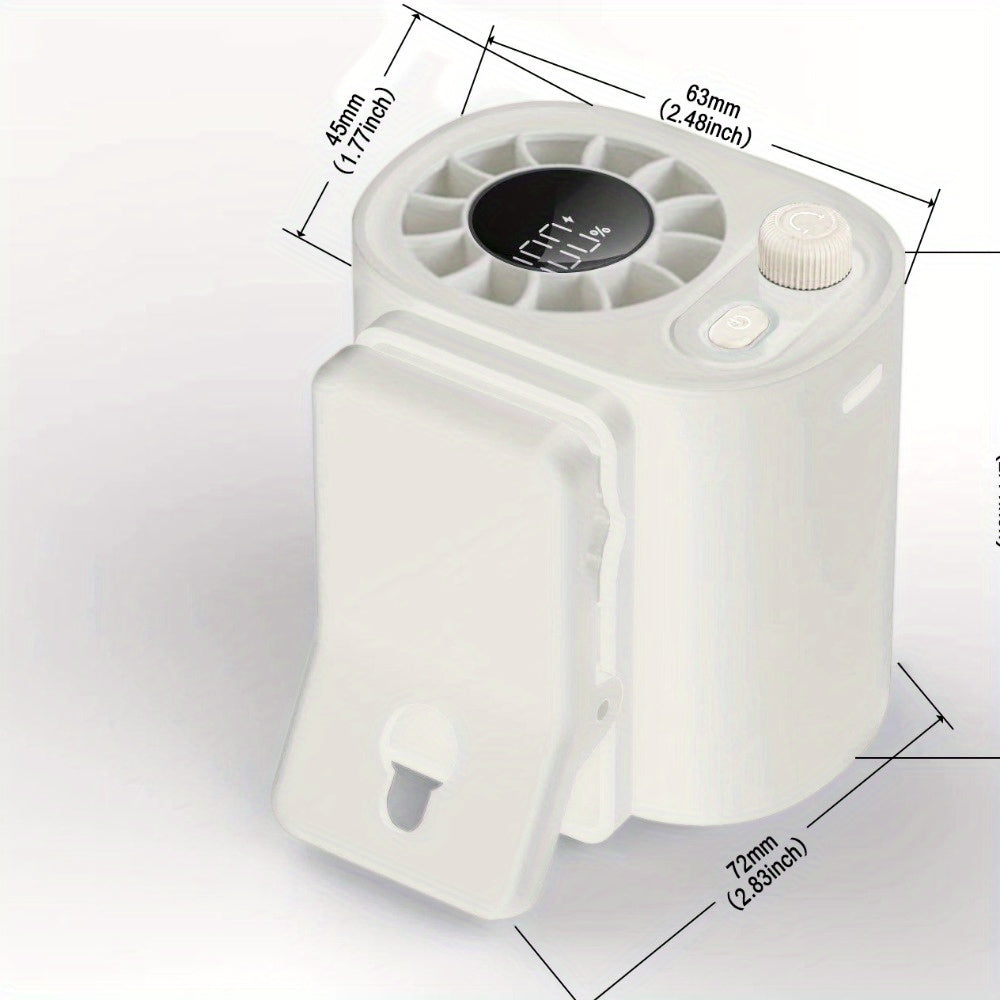 BreezeClip Mini Ventilator – Krachtige Koeling, Overal en Altijd