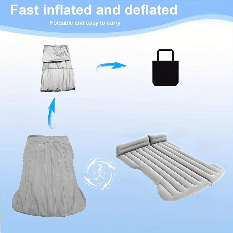 RoadRest Opblaasbaar Auto Bed – Perfecte Reisgenoot voor Comfortabel Slapen