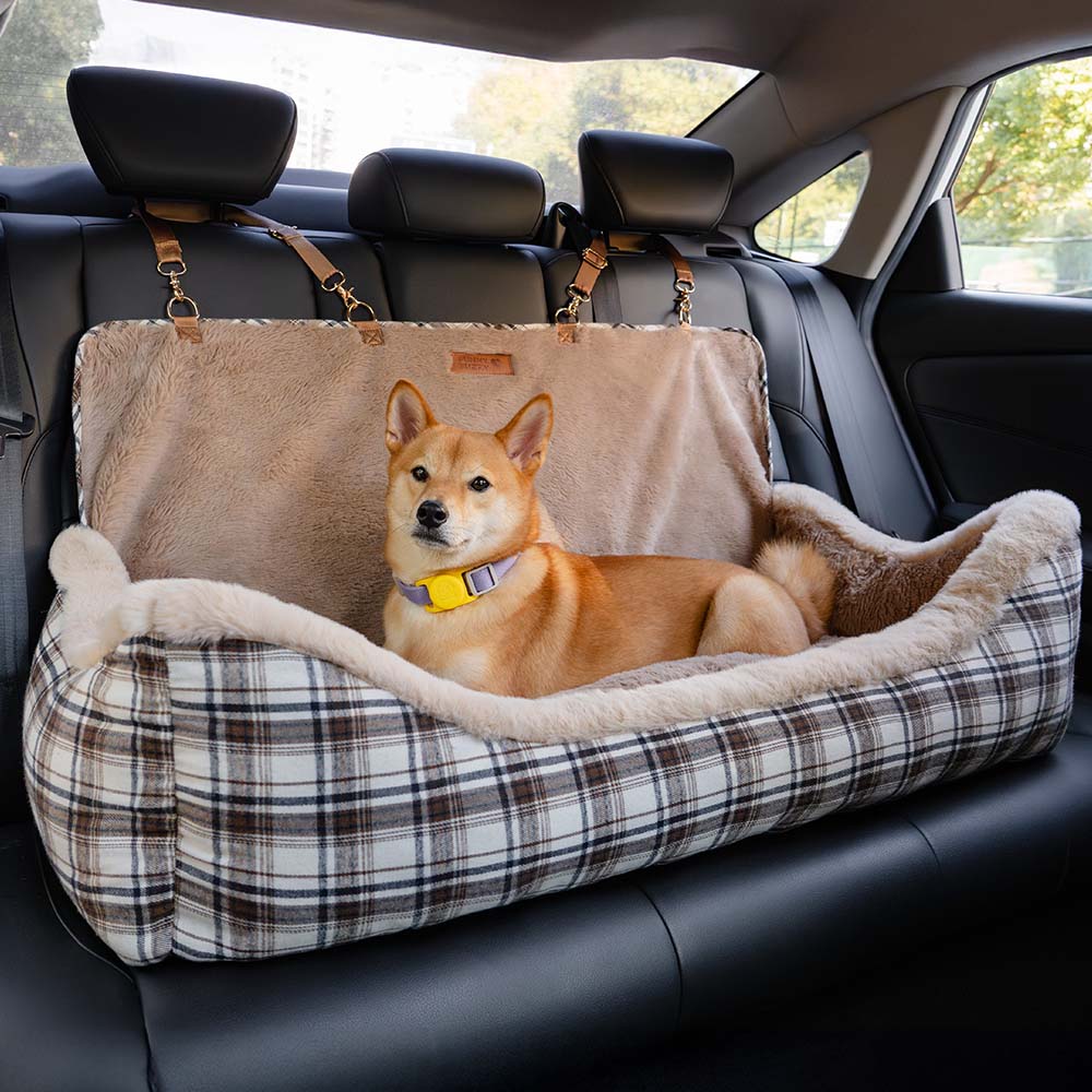 Pluche-autostoel voor huisdieren – RideSafe CozySeat