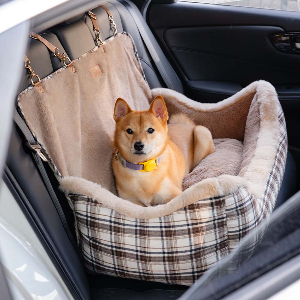 Pluche-autostoel voor huisdieren – RideSafe CozySeat