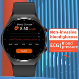 Norvo | Én-Klik Bloedglucose Bloeddruk Ekg/Ekg Hrv Hartbewaking Suga Pro Gezondheid Smartwatch
