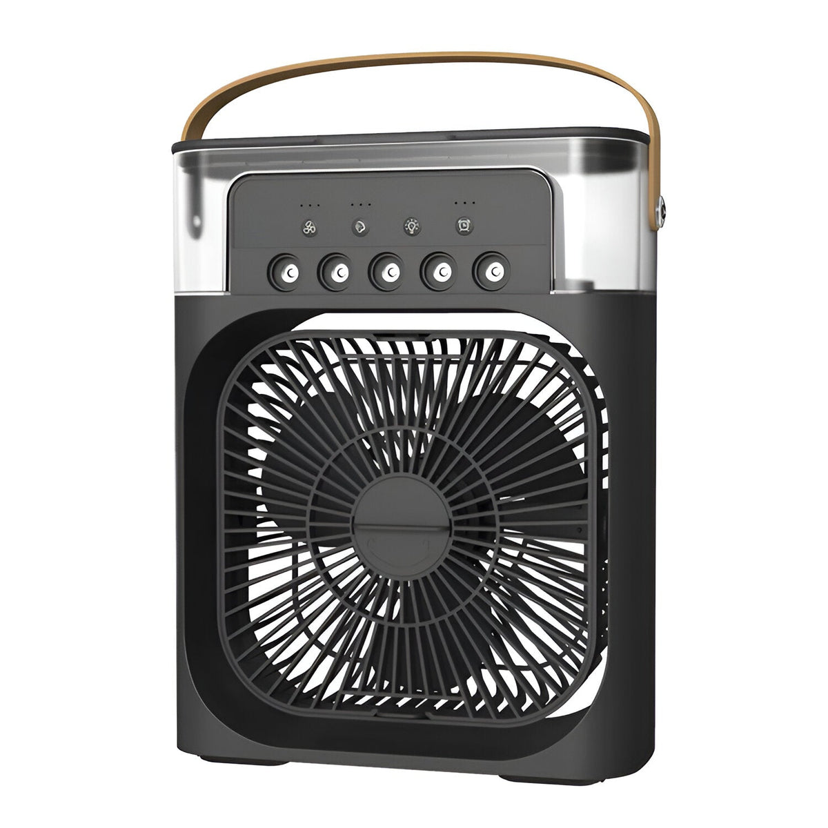 Draagbare verdampingsluchtkoeler – Compacte vernevelingsventilator met LED-verlichting