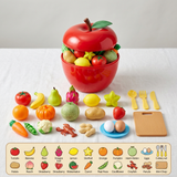 Educatieve Snijset met Voedsel, Fruit en Groenten – Perfect voor Vroeg Leren en Rollenspel
