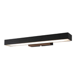 Moderne LED Wandlamp met Bewegingssensor en Zwarte Behuizing