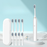 Sonic Tandenborstel Zahnoa | Ultrasoonreiniging | Fluisterstil & Oplaadbaar | 8 Vervangborstels