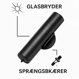SafeKey | 2-in-1 Noodhulpgereedschap | Glasbreker & Veiligheidsmes