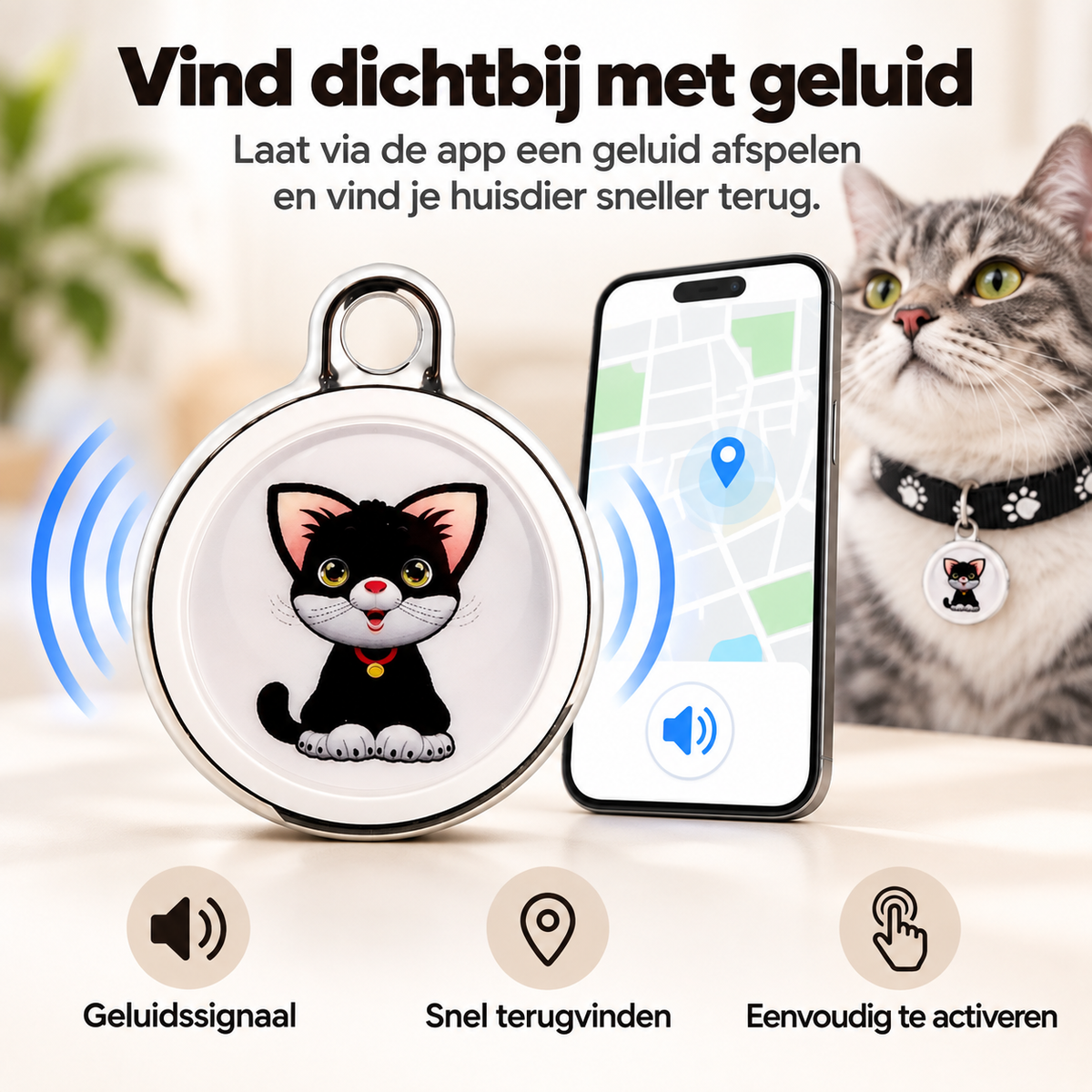Pet GPS Tracker - Honden en Katten - Android en iOS