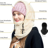 ColdCover - Skimasker met Sherpa-capuchon
