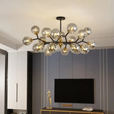 Nordic Glass Ball LED Kroonluchter – Moderne Plafondlamp